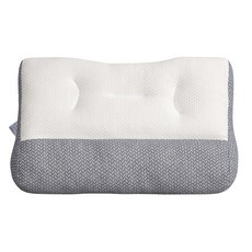 台灣 AGAPE 反牽引養護頸椎枕, 白色 + 灰色, 1個