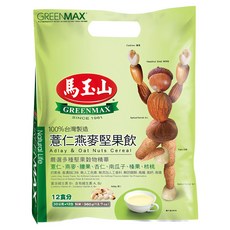 馬玉山 薏仁燕麥堅果飲, 360g, 1袋