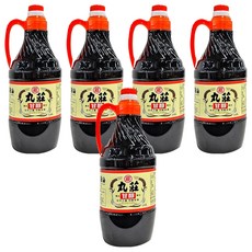 丸莊醬油 甘醇釀造醬油, 日式工藝 芳醇甘美, 1.6L, 5瓶