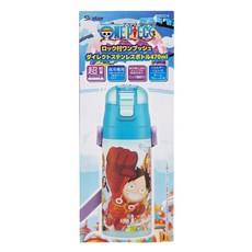 Skater 超輕量彈蓋直飲式保冷不鏽鋼水壺 230 x 直徑68mm, 海賊王, 470ml, 1個