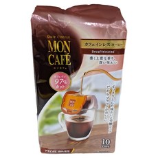 MON CAFE 片岡 MON 濾泡咖啡 低咖啡因, 8g, 10包, 1袋