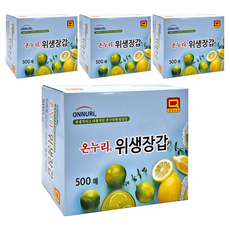 Onnuri 衛生手套, 500入, 4個