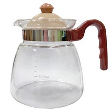 AWANA 耐熱玻璃壺 18 x 13.7cm, 透明色, 1L, 1個