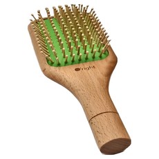 O'right 歐萊德 經典氣墊梳，天然櫸木柄身，天然荷木梳針，天然樹指氣墊，台灣製造, 1支