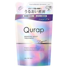 Qurap 氨基酸保濕修護潤髮乳補充包 水果花香 370ml 深層滋養, 370g, 1個