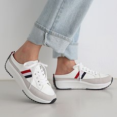 Dangolunni 女款拼色厚底穆勒鞋