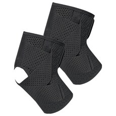 Kyhome 半月板護膝/健身運動護膝/髕骨護膝, 2個, 黑色