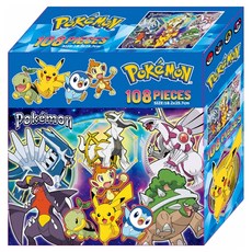 寶可夢盒裝拼圖, 108片, 經典角色, 激發視覺感知, 1盒