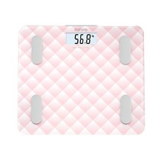 Kinyo 藍牙健康管理體重計 300*265*22mm 1.35kg, DS-6592, 1個, 粉嫩