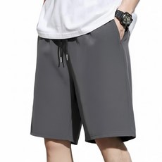 FANCY LIFE 冰絲透氣短褲, 2XL, 深灰色