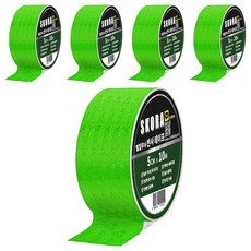 Skora 高亮度反光膠帶, 5個, 綠色