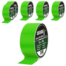 Skora 高亮度反光膠帶, 6個, 綠色