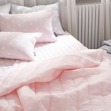 Blancview Ver 泡泡紗夏季涼被, 粉紅色