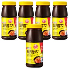 OTTOGI 不倒翁 韓式烤豬肉調味醬, 875g, 5瓶
