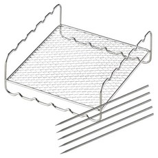 recolte 麗克特 Air Oven 2Way烤架烤串組 氣炸鍋專用 RAO-1RK, 160 x 147 x 63mm, 1組