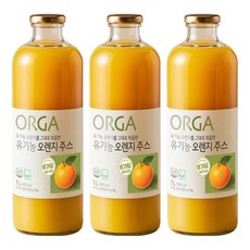 Orga Whole Foods 有機橙汁, 3個, 1L