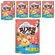 아이배냇 아동용 핑거별 쌀과자, 양파맛, 30g, 6개