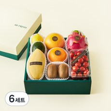 올프레쉬 베이직 과일 소믈리에 세트 2호, 2.09kg, 6세트
