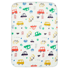 竹纖維三層嬰兒防水隔尿墊, 工程車, 1個