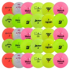 메이저브랜드BIG6 프리미엄 혼합 골프공 로스트볼 특A+, 혼합색상, 30개입, 1개