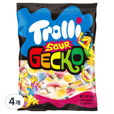 트롤리 사워게코 젤리, 4개, 90g