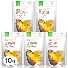 더내추럴 반려동물 스틱 간식, 10개, 300g, 호박 군고구마