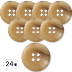 동대문단추왕 고급 무광 코트 가디건 단추 15mm, 각시봉LBG, 24개