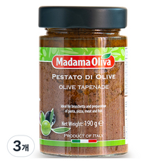MADAMA OLIVA 橄欖醬, 190g, 3個