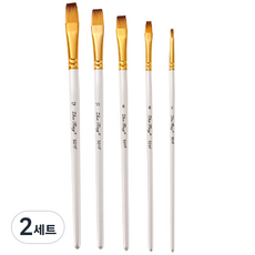 Dasababa Hoho壓克力油畫扁刷 5種組, 5種, 2套