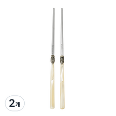 EME 나폴레옹 커트러리 젓가락, 펄 아이보리, 단품, 2개