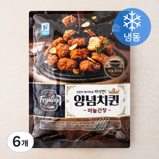 대림선 Fryday 양념치퀸 마늘간장 (냉동), 380g, 6개