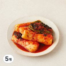 바른테이블 전라도 여수 알타리 총각김치, 1kg, 5개