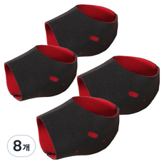 코모스코 발관리 뒷꿈치 패드 블랙, 18g, 8개, 2개입