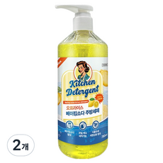 오프라이스 베이킹소다 주방세제 레몬향, 780ml, 2개
