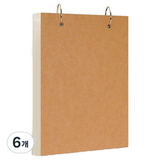 繪圖本 素描練習本 硬殼封面 100g, 6個, A5