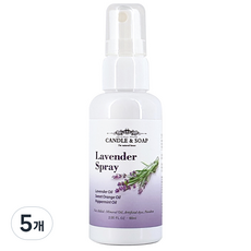 香氛噴霧 薰衣草, 60ml, 5個