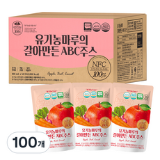 유기농마루 정품 갈아만든 ABC 주스, 100ml, 100개