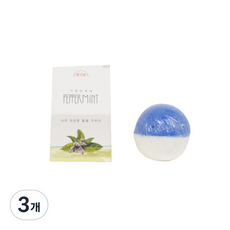 동구밭 가꿈 버블바 페퍼민트, 120g, 3개