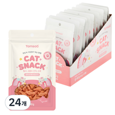 탐사 고양이 간식 스낵, 40g, 24개, 혼합맛(연어/새우/닭고기)