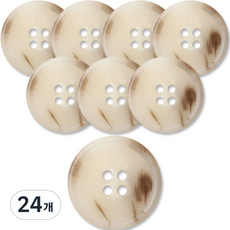 Button King 東大門鈕扣王 高級霧面大衣開襟衫鈕扣 15mm, 索里亞LBG, 24個