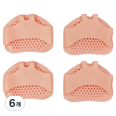 Komosco 矽膠前腳掌護理墊 米色, 6個, 60g, 2入