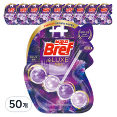 Bref 妙力 豪華馬桶清潔劑 午夜花束, 50g, 50個