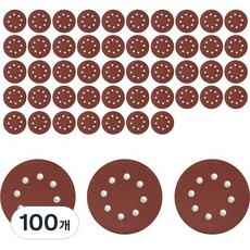 ZioBiz 圓形砂紙 400號 125 x 125 mm, 100個