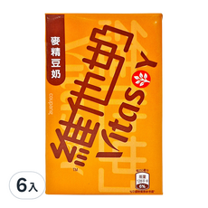 Vitasoy 維他奶 麥精豆奶, 250ml, 6入