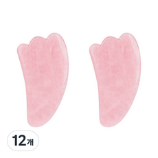 아리코 옥석 고양이 발바닥 림프 마사지기, 12개, 로즈쿼츠