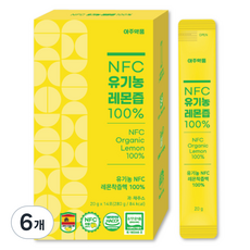 Aju Pharm NFC檸檬汁隨身包14條入, 6個, 280g