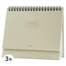 PINKFOOT 2026 感性稿紙桌曆, 混合顏色, 3個
