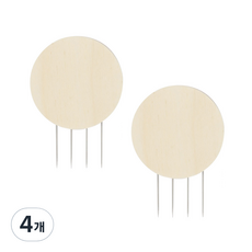 Freebon木質壁紙針 雙頭針, 單色, 4個