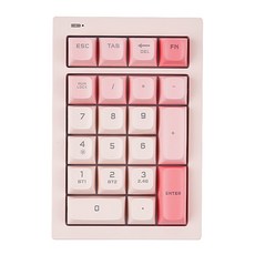 지클릭커 오피스프로 사일런스M 무선 넘버 키패드, CORAL RC1, NK21, 제조사축