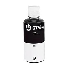 HP GT53XL 原廠墨水瓶 1VV21AA 135ml 黑色 適用於DeskJet/Smart Tank系列印表機, 1瓶